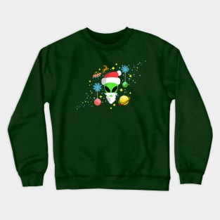 Alien Santa Crewneck Sweatshirt